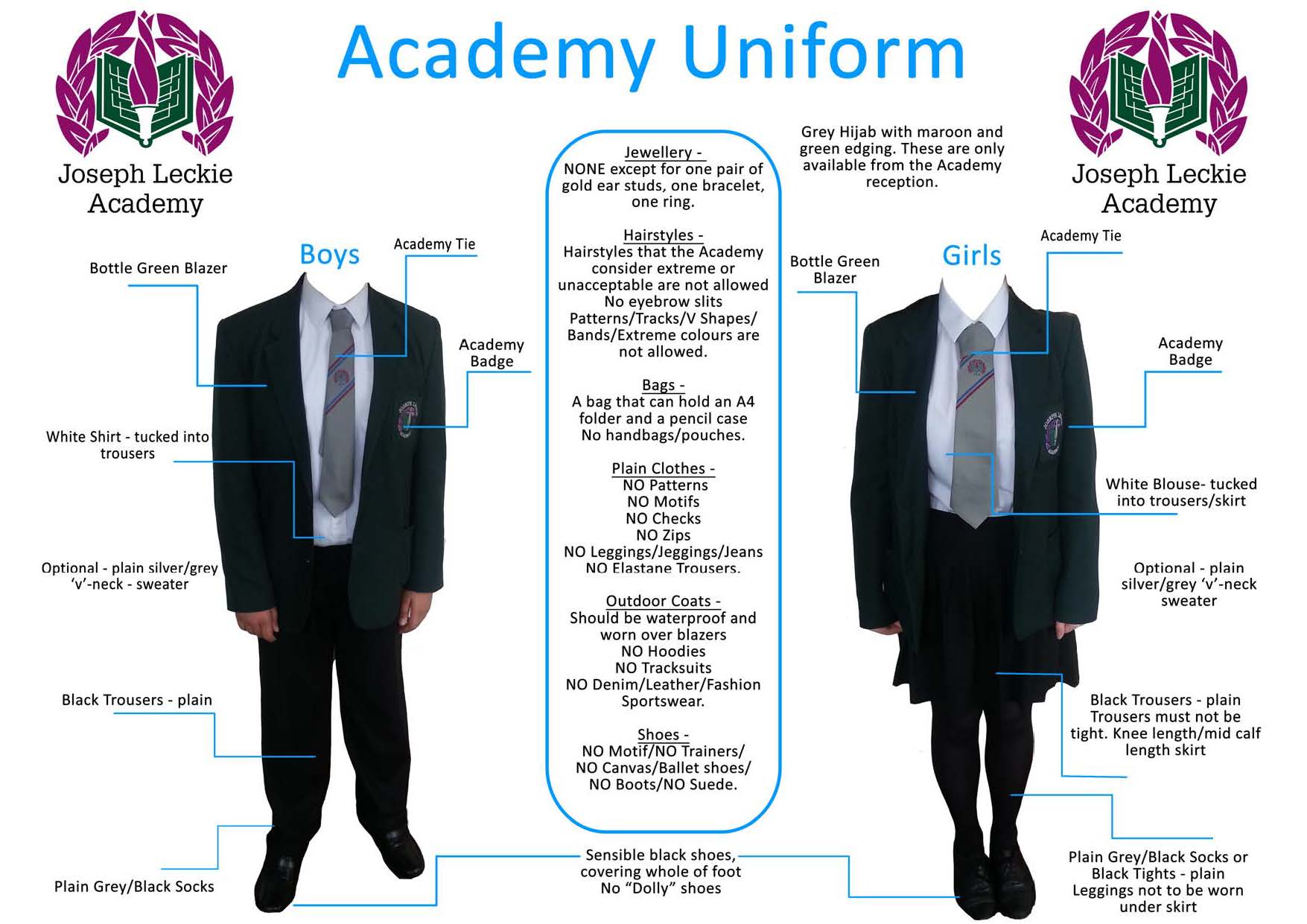 Joseph Leckie Academy Uniform