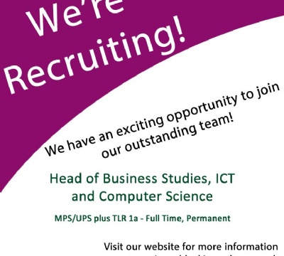 Head of Business Studies, ICT and Computer Science