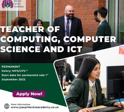 TEACHER OF COMPUTING, COMPUTER SCIENCE AND ICT ​​​​​​​
